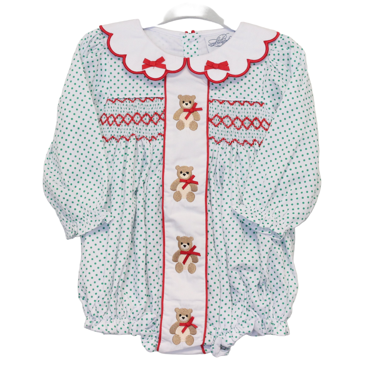 GIRLS BITTY DOT TEDDY BEARS BUBBLE