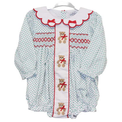 GIRLS BITTY DOT TEDDY BEARS BUBBLE