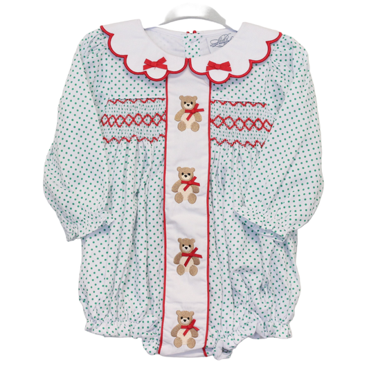 GIRLS BITTY DOT TEDDY BEARS BUBBLE