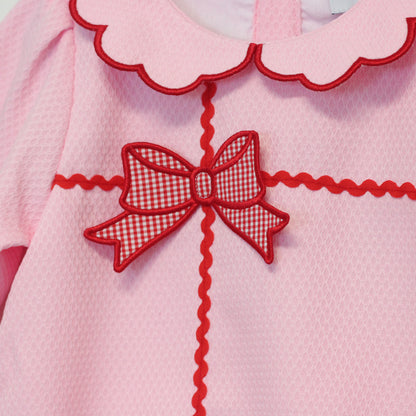 PINK HONEYCOMB GIFT WRAPPED BUBBLE