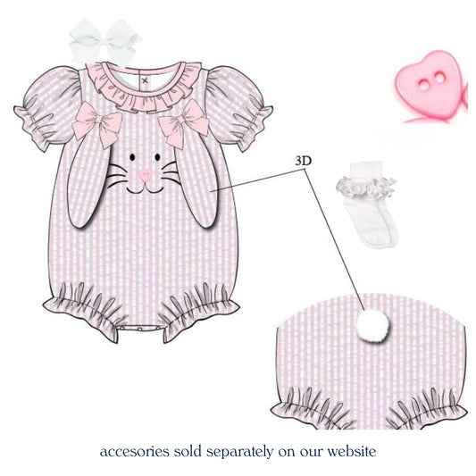 3D BUNNY SEERSUCKER BUBBLE