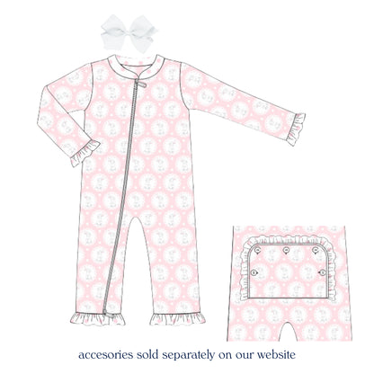GIRLS EASTER ZIP UP LOUNGEWEAR