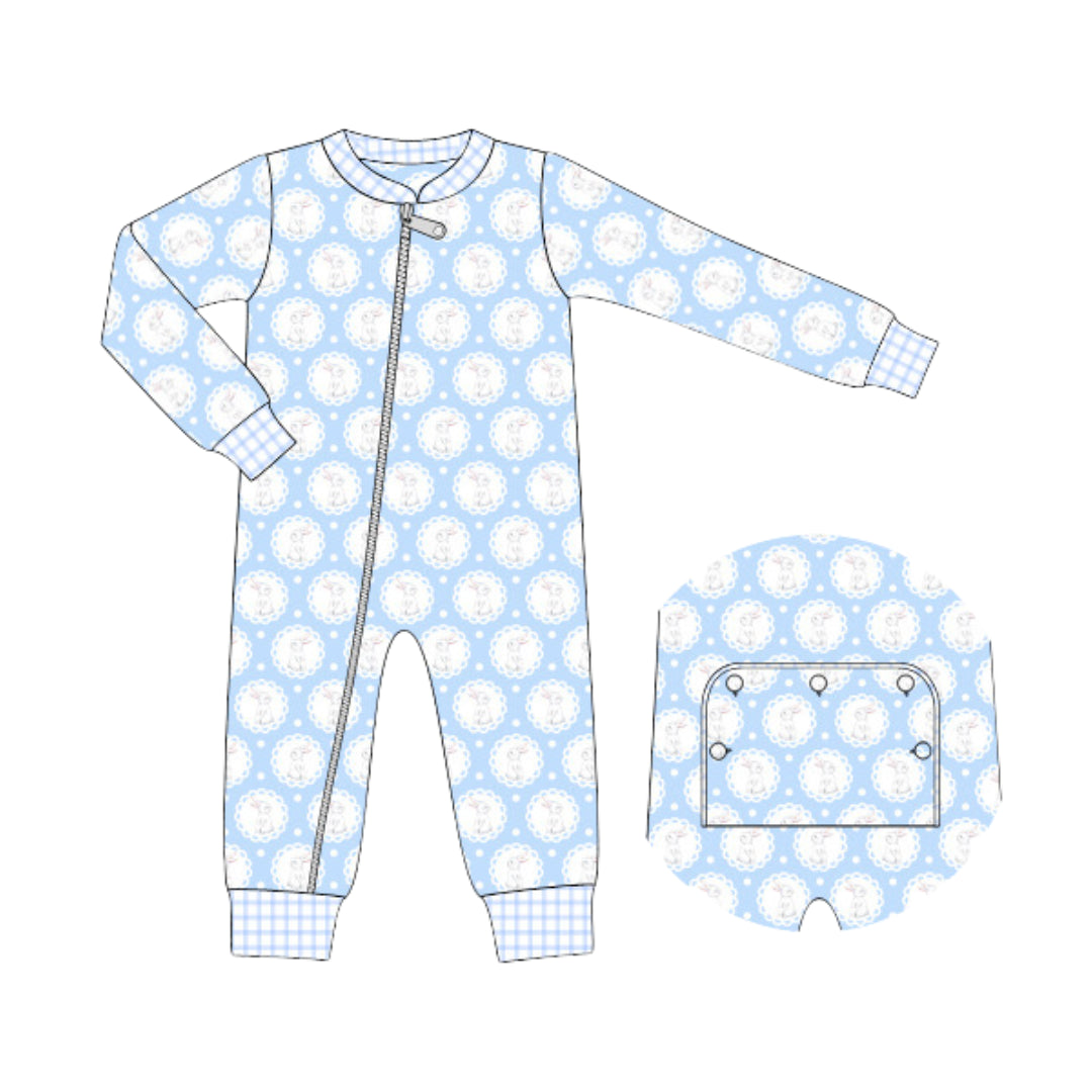 BOYS EASTER ZIP UP LOUNGEWEAR