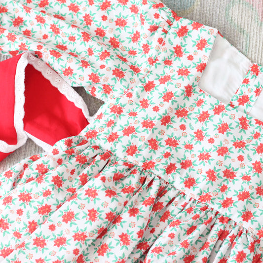 MERRY FLORAL BOW BACK SKIRTED BUBBLE