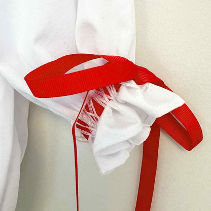 BULLION BOWS GEOMETRIC SMOCKED BUBBLE