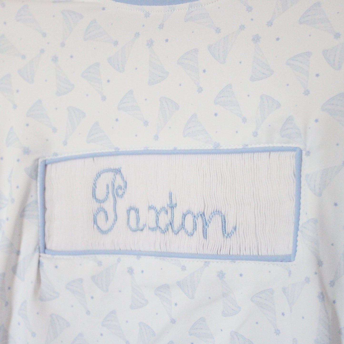 BOYS BIRTHDAY NAME SMOCKED LOUNGE WEAR