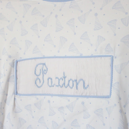 BOYS BIRTHDAY NAME SMOCKED LOUNGE WEAR