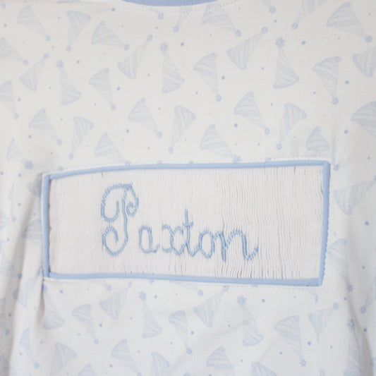 BOYS BIRTHDAY NAME SMOCKED LOUNGE WEAR