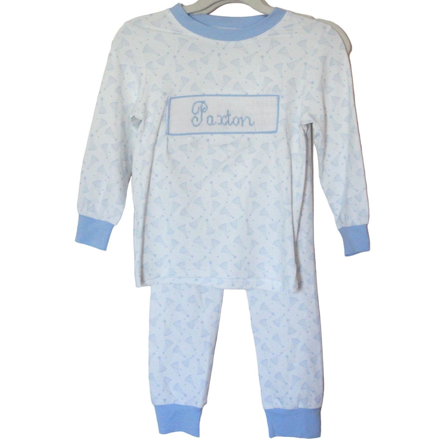 BOYS BIRTHDAY NAME SMOCKED LOUNGE WEAR