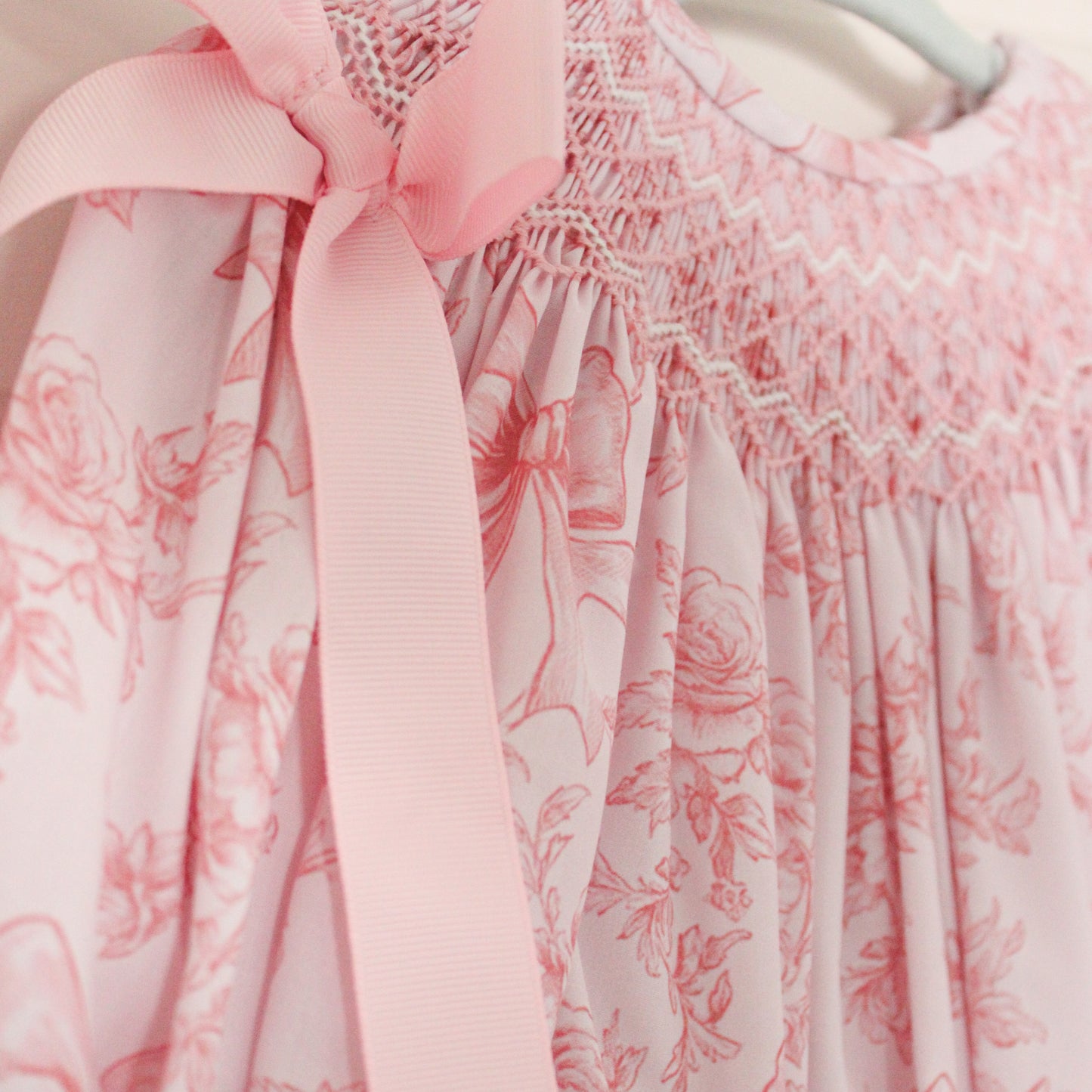 Blooming Bows Geometric Smocked Legging Set