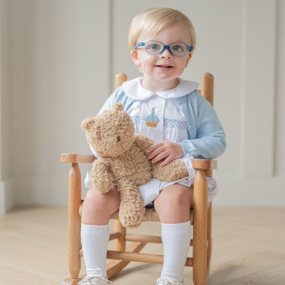BOYS BIRTHDAY SMOCKED BUBBLE