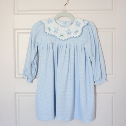 BLUE CARRIAGE & BOWS BIG SISTER DRESS