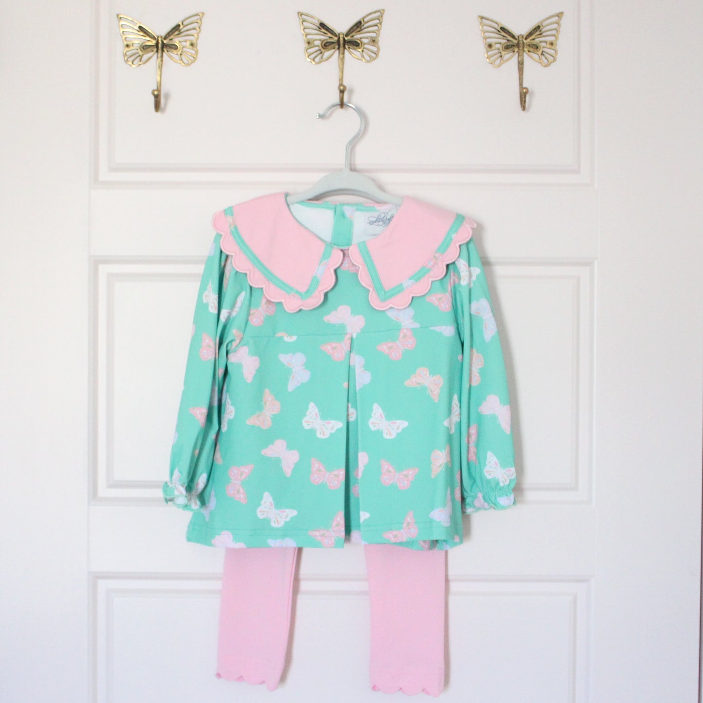 Blythe Butterflies Collared Legging Set