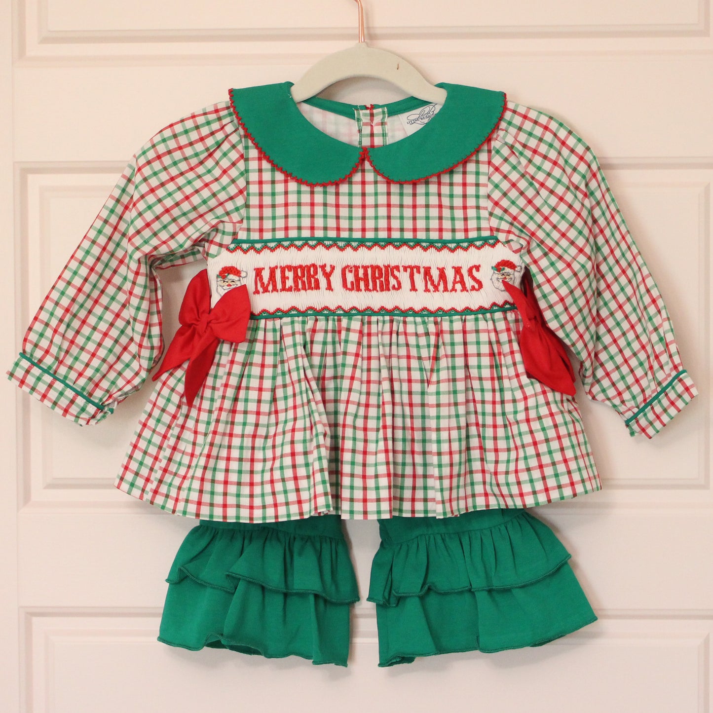 GIRLS ST NICK MERRY CHRISTMAS PANT SET