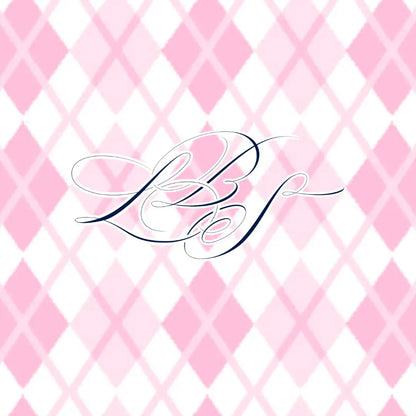 Pink Argyle Skirted Bubble