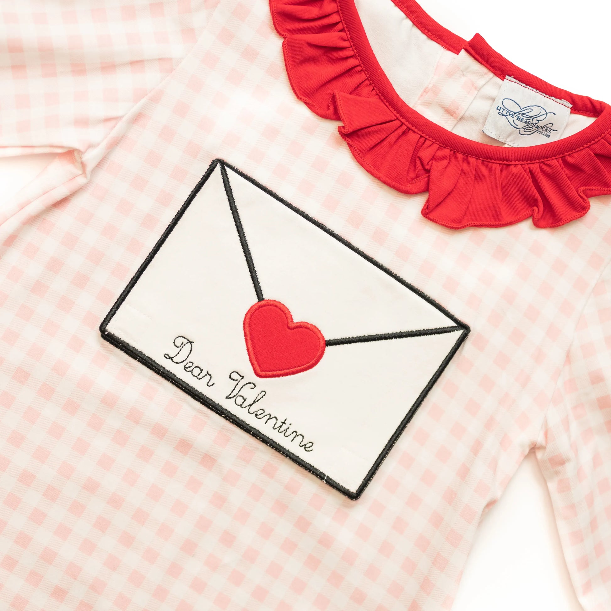 Girls Dear Valentine Dress – Little Bear Smocks