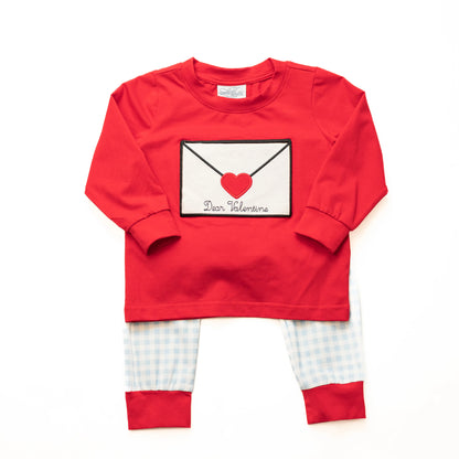 Boys Dear Valentine Jogger Set