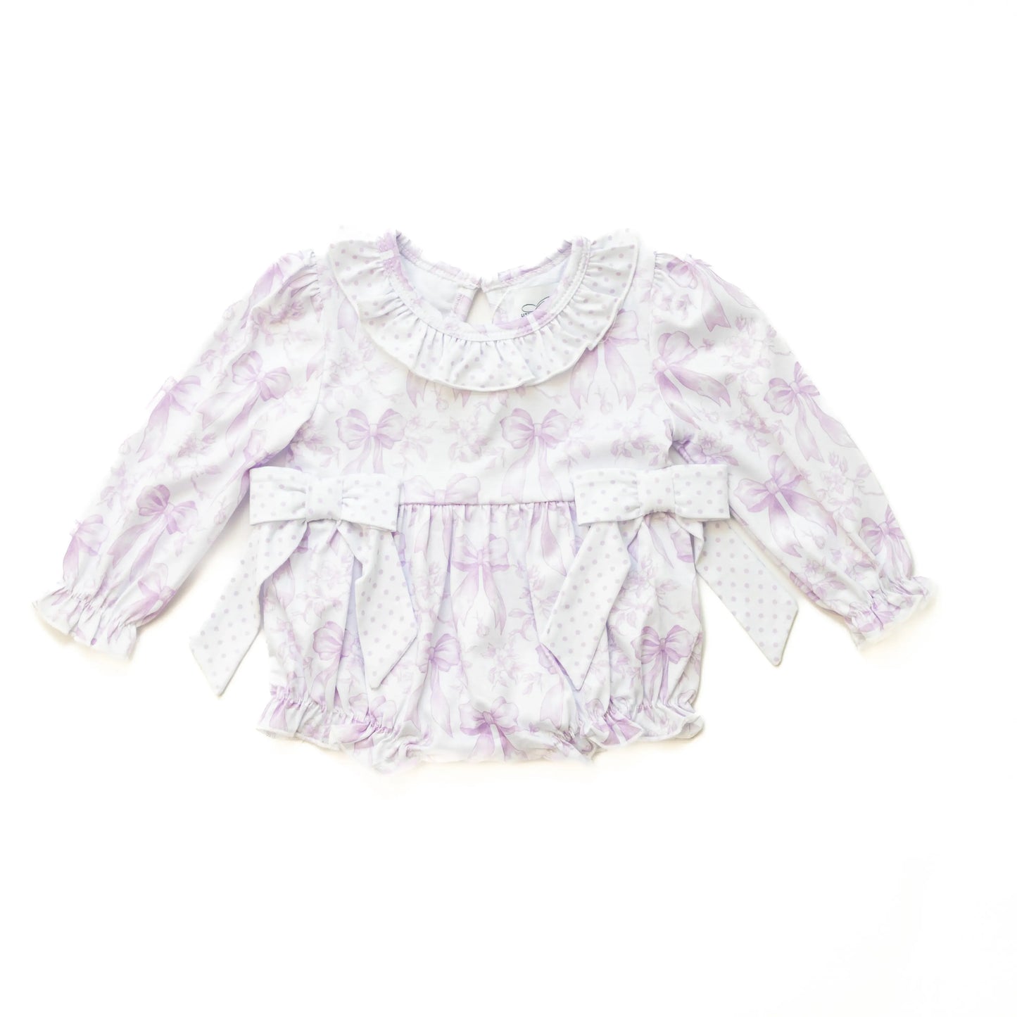 Lavender Toile Bow Bubble