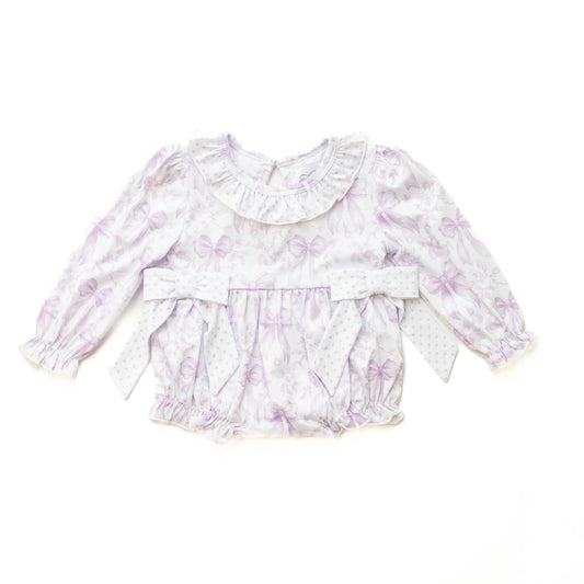 Lavender Toile Bow Bubble
