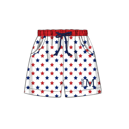 Star Spangled Swim Trunks