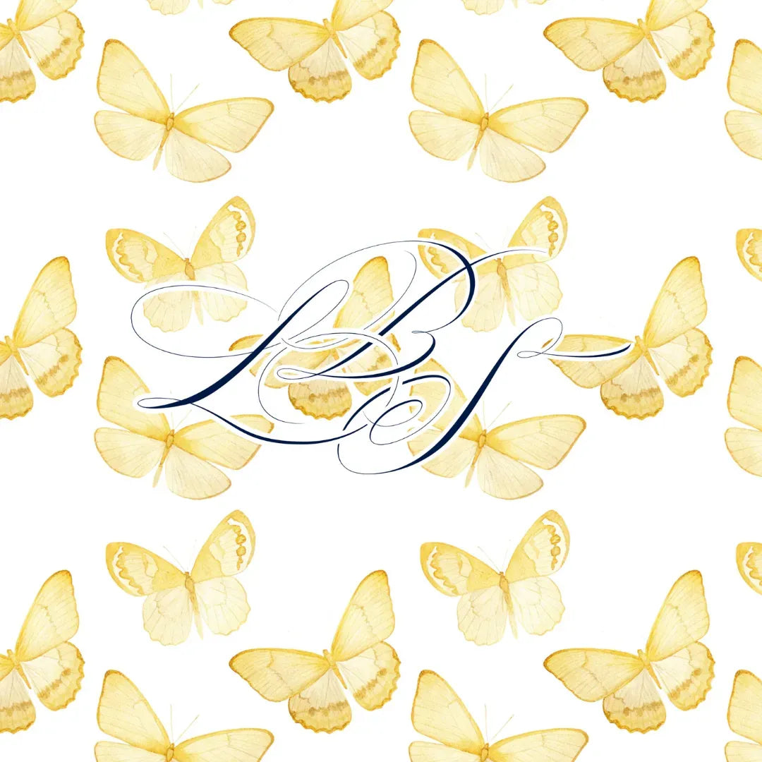 Yellow Butterflies Smocked Bubble