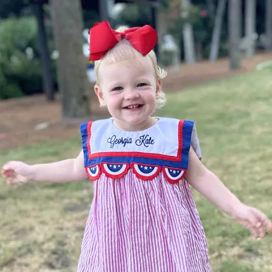 Girls Bunting Bib Skirted Bubble