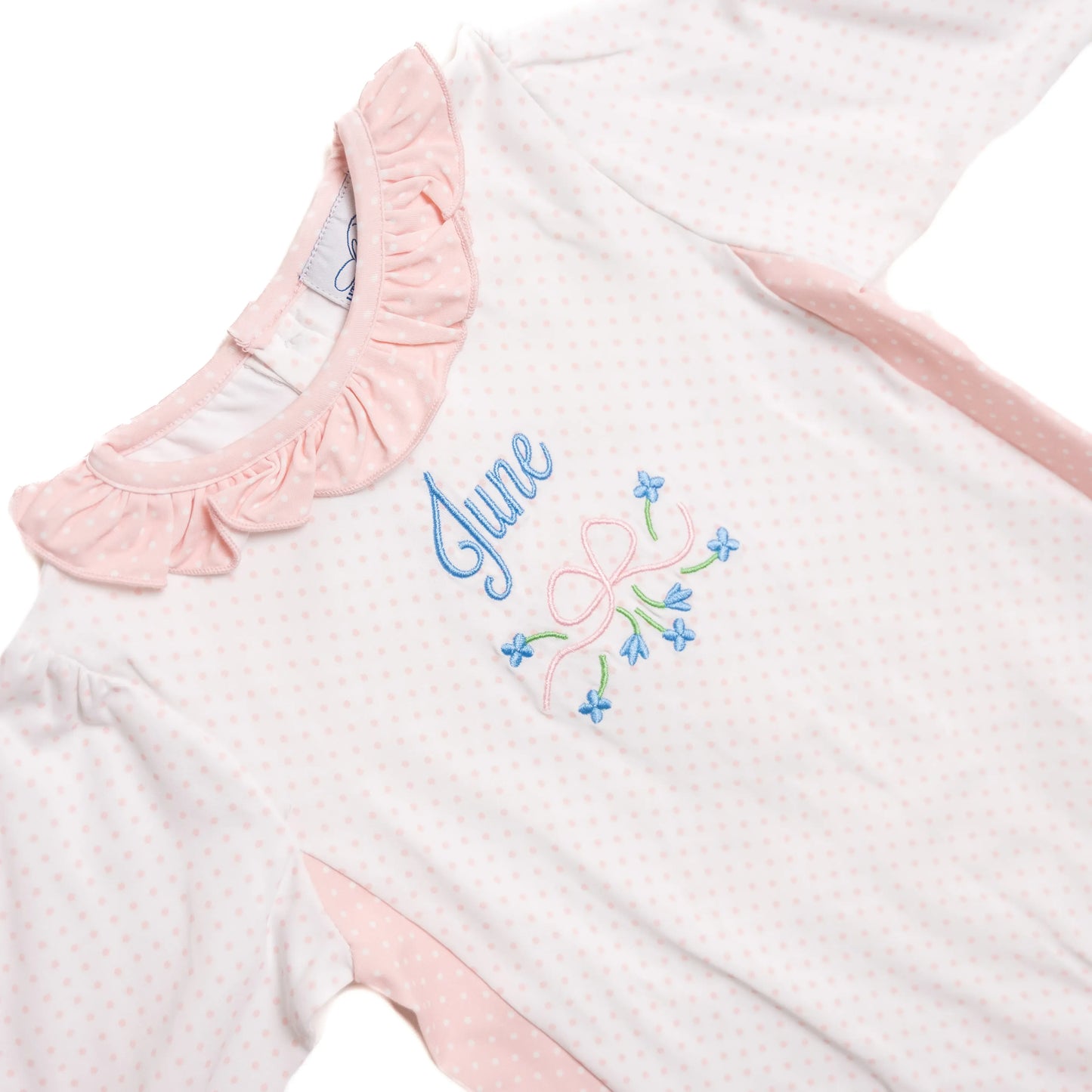 Bitty Dots & Bows Romper