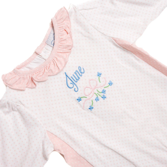 Bitty Dots & Bows Romper