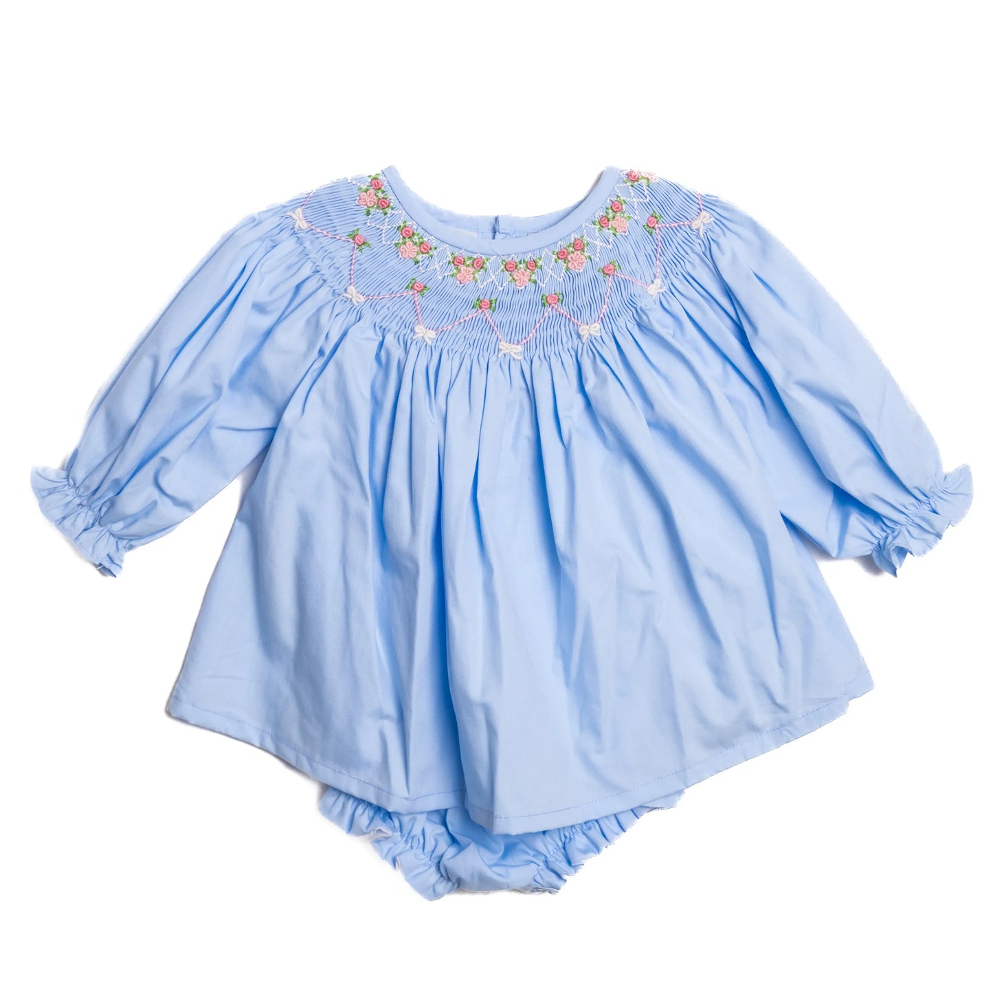 Blue Rosette Skirted Bubble