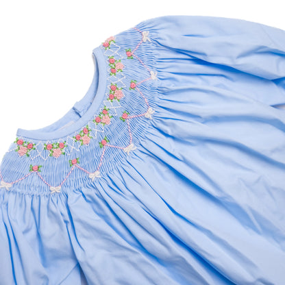 Blue Rosette Skirted Bubble