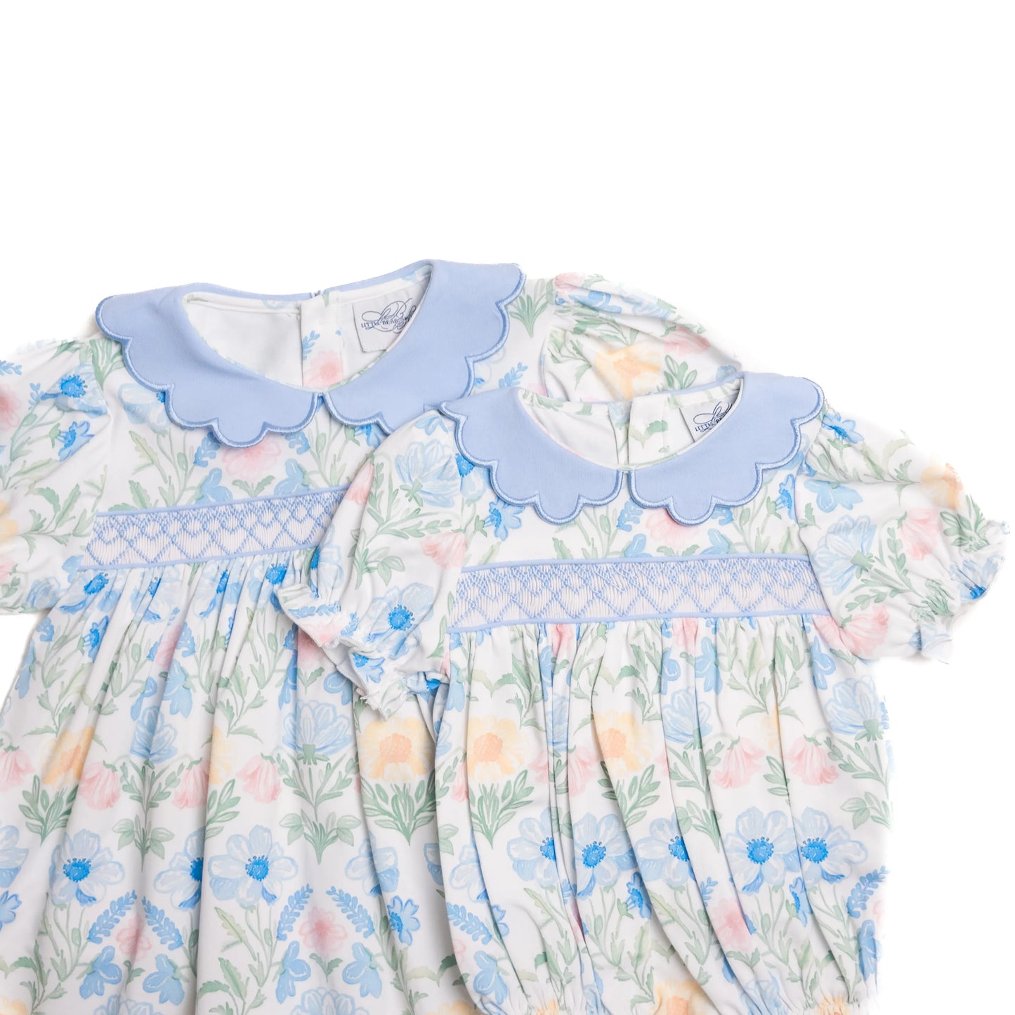 Marjorie Floral Smocked Bubble