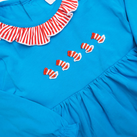 Girls Bullion Stitch Dr Suess Legging Set