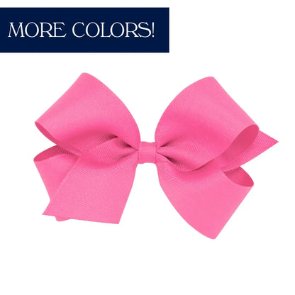 Wee Ones King Classic Grosgrain Hair Bow (Plain Wrap)