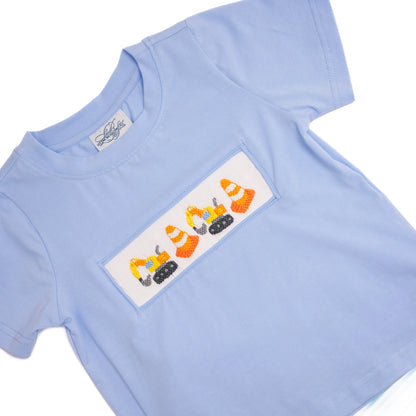 Boys Construction Smocked Short Set