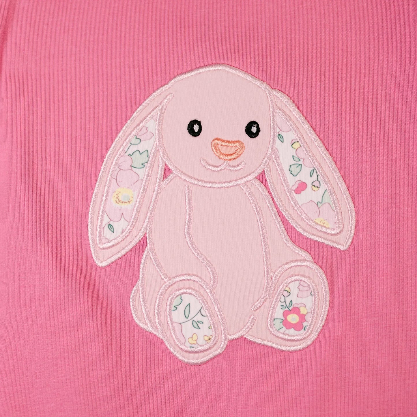 Floral Bunny Ears Applique Shirt