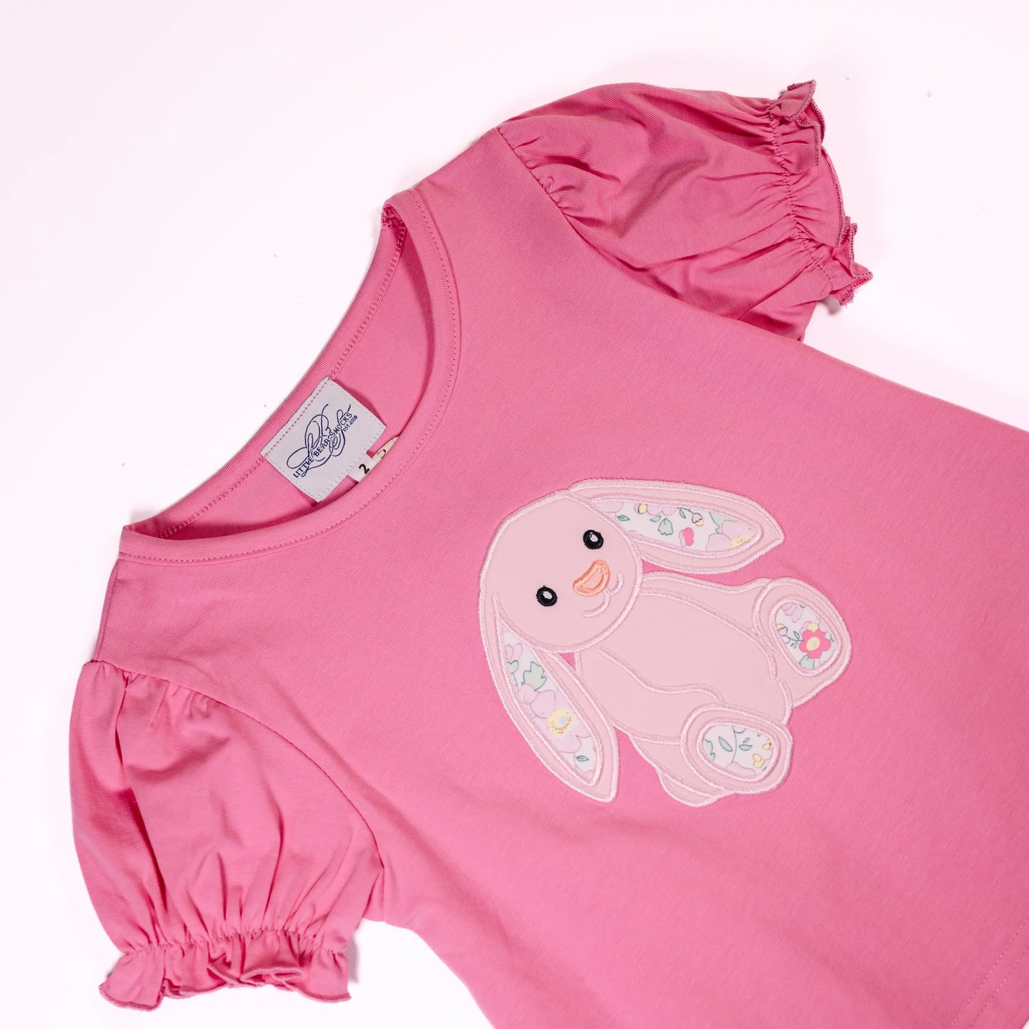 Floral Bunny Ears Applique Shirt