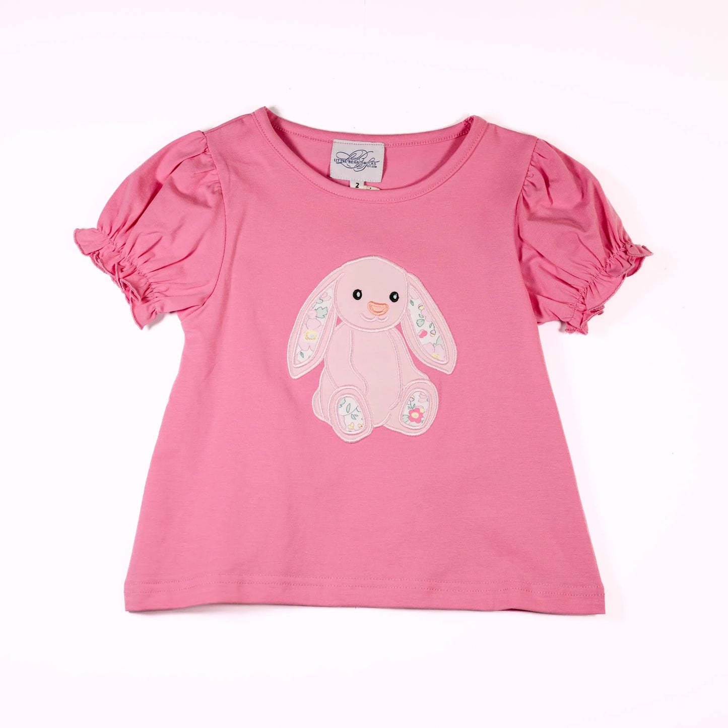 Floral Bunny Ears Applique Shirt