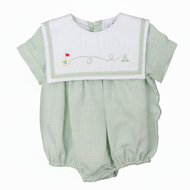 Boys Greenway Bib Collar Bubble