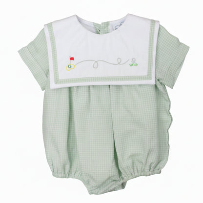 Boys Greenway Bib Collar Bubble