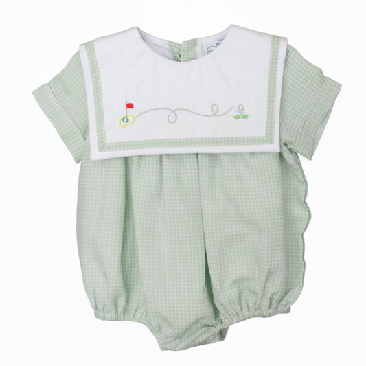 Boys Greenway Bib Collar Bubble