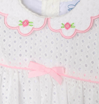 Eyelet Rosette Short Set