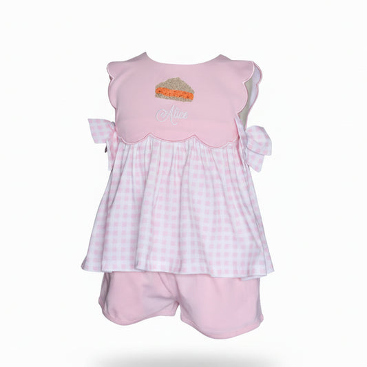 Girls French Knot Sammy Short Set