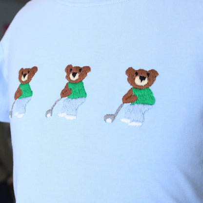 Teddy Bear Golfers Short Set