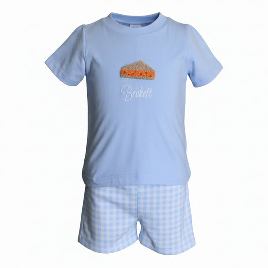 Boys French Knot Sammy Short Set