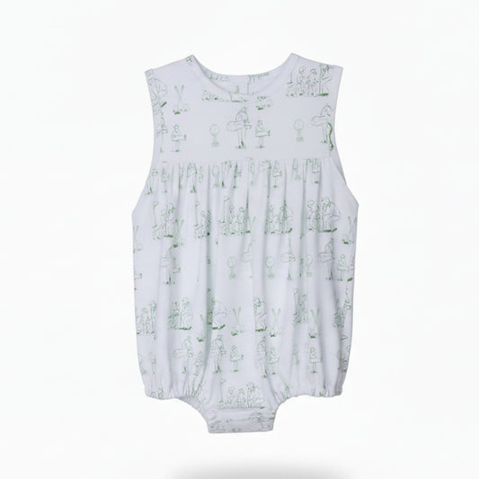 Boys Tee Time Toile Bubble