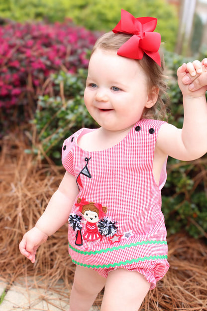 Red Rah Rah Ree Diaper Set
