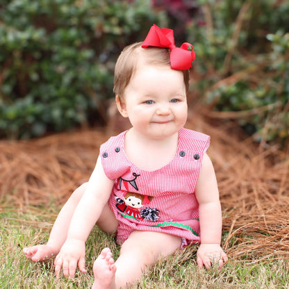 Red Rah Rah Ree Diaper Set