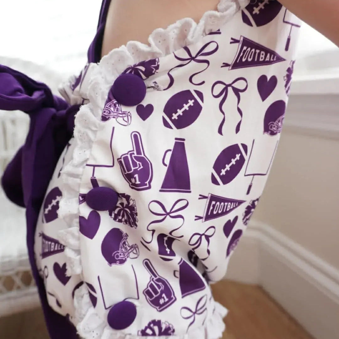 Purple Go Team Sunsuit