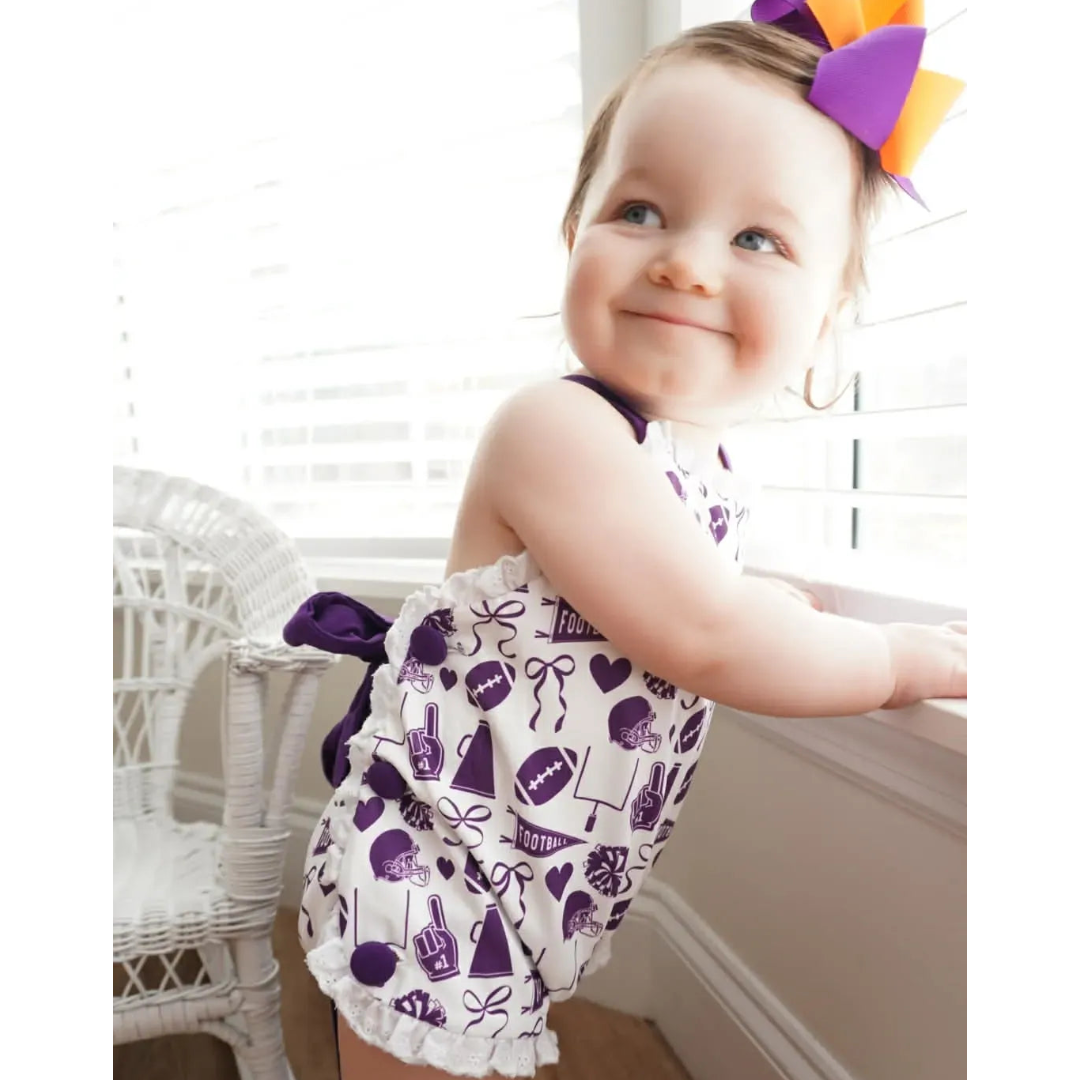 Purple Go Team Sunsuit
