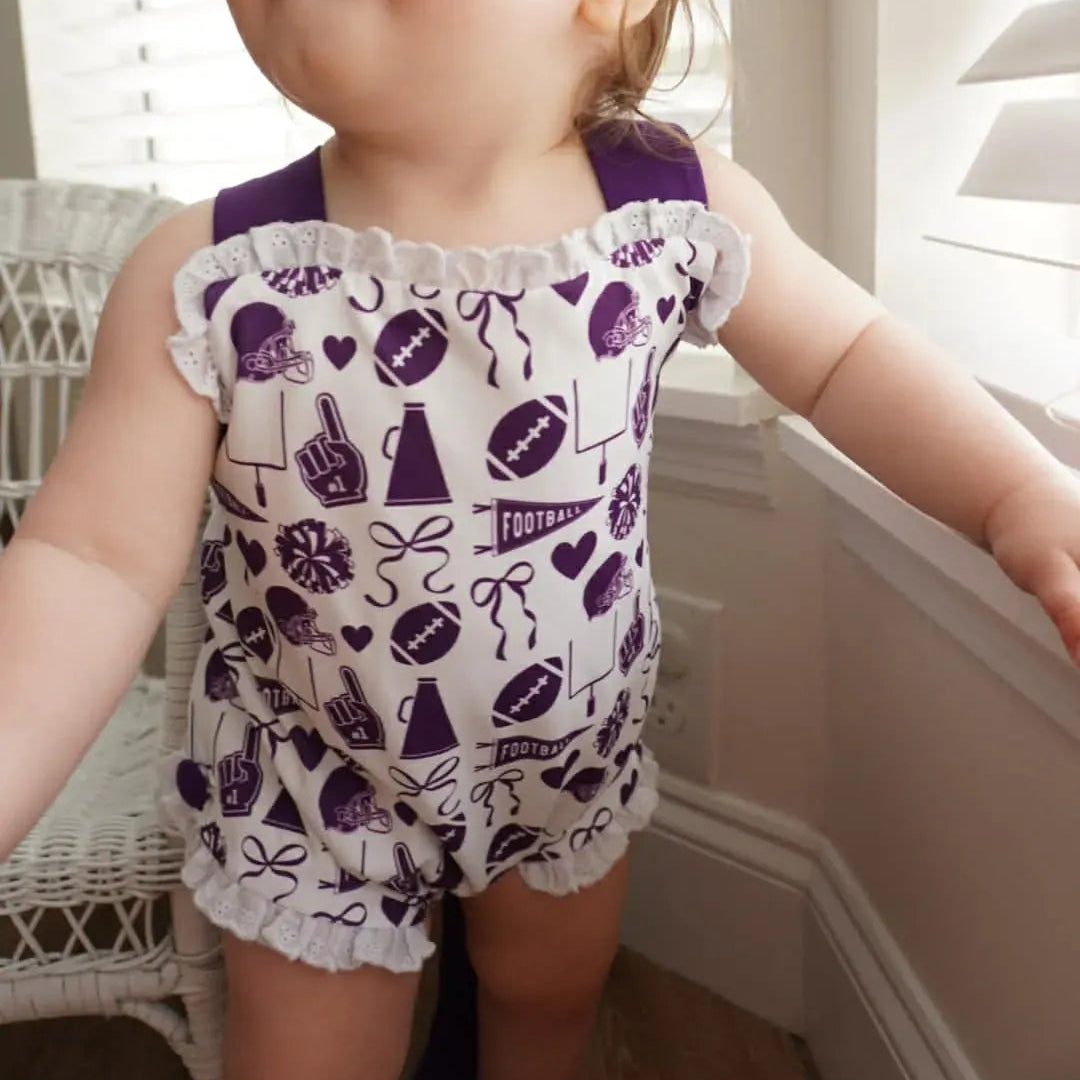 Purple Go Team Sunsuit